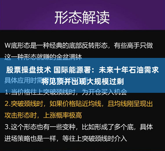 股票操盘技术 国际能源署：未来十年石油需求将见顶并出现大规模过剩